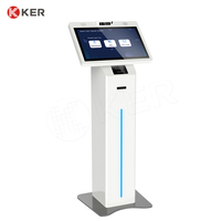 Imprimante de billets d'intérieur KER avec écran tactile capacitif et SDK intégré, borne de gestion de file d'attente pour restaurant, banque, hôpital, cinéma, garantie 1 an