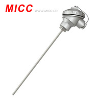 Termokopel Tipe K MICC Dia 12x800mm C/W Selubung Kepala SS316 IP65 -200~+1800C