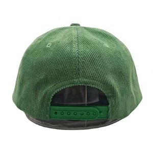 Gorras de Béisbol Personalizadas OEM con Logotipo Bordado en Corduroy, Estilo Dad Hat de 5 Paneles sin Estructura - Product Image 5