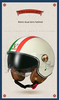 Casque demi-face DOT de haute qualité, prix de gros d'usine ZOOMLON, casque moto personnalisable, style rétro, casque vintage, OEM ODM