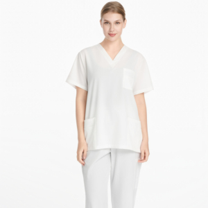 Set di Divise Mediche Unisex in Poliestere 100% a Rapida Asciugatura, Comodo e Alla Moda, Uniforme da <span class=keywords><strong>Lavoro</strong></span> Chirurgica per Ospedale e <span class=keywords><strong>Medici</strong></span> - Product Image 1