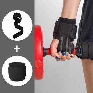 ウェイトリフティングストラップ リストサポート スポーツフィットネス エクササイズリストバンド ジム用 新タイプ - Product Image 6