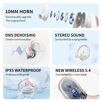 Écouteurs sans fil ANC OEM ODM avec haut-parleur HiFi 5.4 10mm, étanchéité IPX5, étui de charge sans fil 480mAh, personnalisables en usine