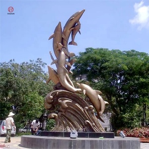 Giardino grande grifone in ottone Gryphon statua in bronzo grifone fontana scultura - Product Image 6