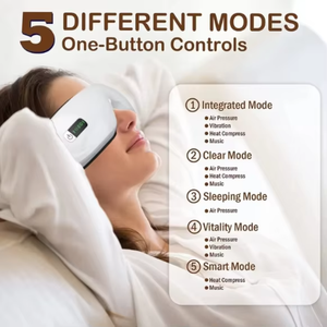 2025 New Trends Portable Wireless Eye Care Facial Massager Heated <b>Vibration</b> Eye Massager% - Product Image 4