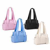 Sac bandoulière multi-poches en néoprène, sac fourre-tout à bandoulière, compartiment sec et humide, sangle réglable pour la gym et les voyages