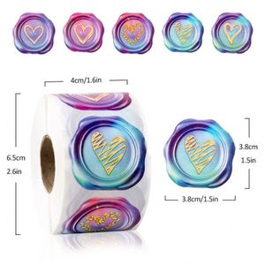 สติ๊กเกอร์ม้วนซีรีส์เคลือบเงาสร้างสรรค์ กาวติดซีลรักอเนกประสงค์ - Product Image 3