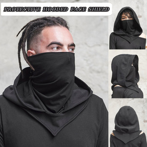 Capa con capucha unisex de asesino vampiro medieval, disfraz de spandex para Halloween y actuaciones escénicas - Product Image 2