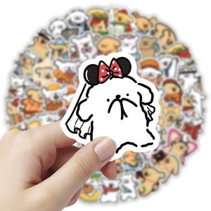 Etiquetas Adhesivas Redondas de PVC Impermeables Personalizadas para Año Nuevo, Impresión Resistente a los Rayos UV, Diseño Holográfico, 100 Unidades, Etiqueta Publicitaria - Product Image 1