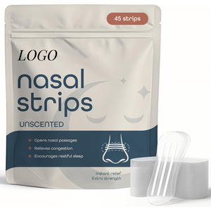 Bandes respiratoires non toxiques testées, bandes nasales pour solution contre le ronflement, extra-fortes pour peaux sensibles, bandes nasales pour dormir - Product Image 1