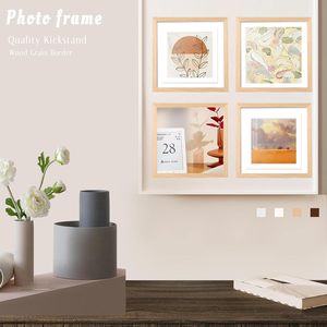 Marcos de Fotos de MDF de 4x6, 5x7, 8x10, 11x14 y 12x16 Pulgadas, Diseño Clásico de Madera para Montaje en Pared y Exhibición de Sobremesa - Product Image 3
