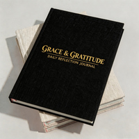 Carnet de Prières Quotidiennes Personnalisé A5 en Lin Rigide – Journal d'Affirmation, de Gratitude et de Soins Personnels – Planificateur de Manifestation – Cahier de Prières Imprimé