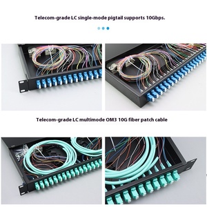 Boîtier de terminaison fibre optique mural 4/8 ports SC UPC/<span class=keywords><strong>LC</strong></span>/ST, connecteur fibre optique 48 cœurs montable en rack, distribution optique FTTH - Product Image 3