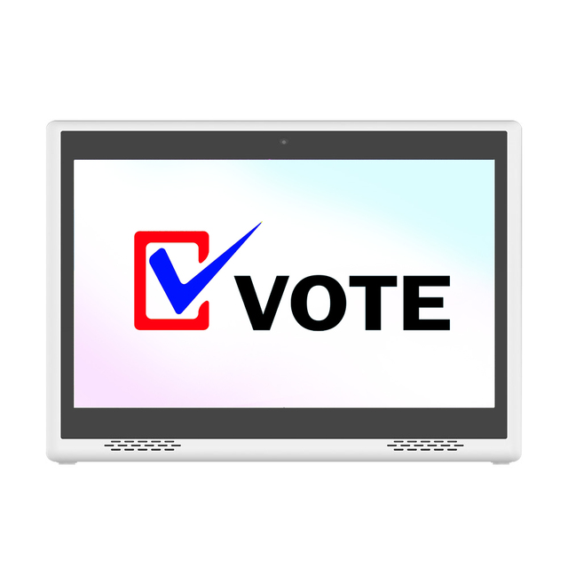 10.1inch Vote Machinery Android Touch Panel on Site Giving Contactless Payments Tablet with Front Nfc Reader