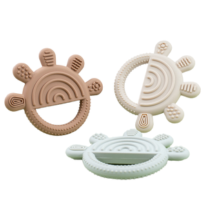 Étonnant Nouveau Design Babi Fournitures Non Toxique Anti-Wean Style <span class=keywords><strong>Comestible</strong></span> Silicone Anneau de Dentition Jouet Doux Produit d'Annonce de Grossesse - Product Image 4