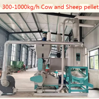 Machine à granulés d'aliments pour animaux, petite machine à granulés, ligne de production de granulés d'alfalfa, ligne de production de granulés d'aliments pour crevettes