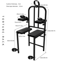BDSM sexe meubles avec poignets Femdom chaise forcé jambe séparateur bas du corps ouvert jambe support Couple jouets sexuels Bondage accessoires Sex Shop