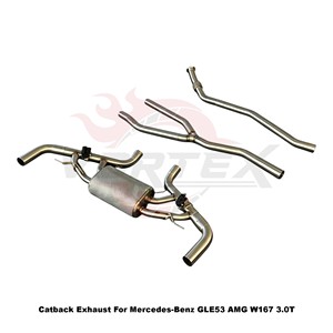 ท่อไอเสียสแตนเลสปรับแต่งวาล์วอิเล็กทรอนิกส์3.0ตัน GLE53 AMG ประสิทธิภาพกระแสน้ำวนเหมาะกับ Mercedes-Benz W167 AMG - Product Image 5