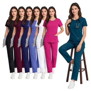 Conjuntos de Uniformes Médicos con Cordón Ajustable 42346, Pantalones Sanitarios Modernos, Pantalones Sanitarios Color Mostaza, Pantalones Sanitarios Color Naranja - Product Image 1