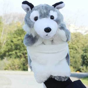 2025 New arrivals xu hướng sang trọng tay con rối gấu Đồ chơi lớn xấu Wolf Crochet động vật găng tay búp bê cho trẻ em ODM giảm căng thẳng - Product Image 5