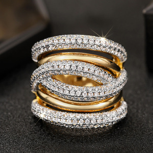 Anello dal Design Combinato di Linee, Stile Elegante per Donne - Product Image 6