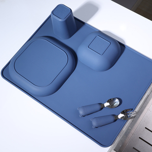 Micro-ondes sûr réutilisable chaise haute Table à manger tapis naturel moderne bébé Silicone napperon napperon sans Bpa Silicone tapis - Product Image 6