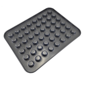 48 tazze di risultati perfetti in acciaio al carbonio tortiera teglia antiaderente Mega Mini <span class=keywords><strong>Muffin</strong></span> e Mini teglia per Cupcake - Product Image 4