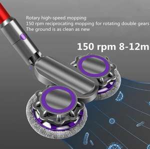 Piezas de aspiradora, paño de cabeza de mopa, tanque de agua apto para DysonS V6 V7 V8 V10 V11, piezas de aspiradora, accesorios, encerado en seco y húmedo - Product Image 5