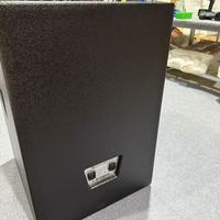 Caisse vide pour subwoofer S15 de 15 pouces, boîte en MDF avec grille métallique et mousse acoustique, idéale pour système audio de bar KTV