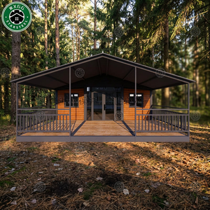 Maison de conteneur extensible de luxe de 40 pieds, design portable et pliable, fabriquée à partir de matériaux de conteneurs maritimes. - Product Image 1