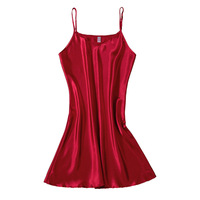 Nouvelle collection été pour femme : Haut sexy en soie glacée, chemise de nuit, nuisette et caraco fin à taille élastique, idéal comme vêtement d'extérieur ou de base.