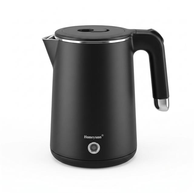 Electric Stainless Steel Kettle 1200W 1L Portable Automatic Power-Off Keep Warm Feature Tea Hotel Outdoor Use