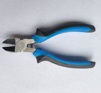Pince coupante diagonale industrielle de précision en acier au vanadium forgé bleu 150 mm, avec pinces à genouillère, assemblage ODM, garantie 3 ans