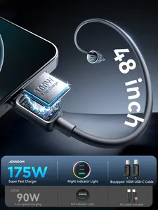 จอยรูม 175W USB C ที่ชาร์จแบตในรถ 3 พอร์ต QC 3.0 สำหรับซัมซุง ไอโฟน 17 16 เสี่ยวมี่ 100W อะแดปเตอร์ชาร์จเร็ว CCN07 - Product Image 5