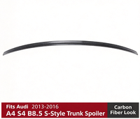 Aileron de coffre arrière style Sport S4 compatible avec Audi A4 S4 B8 5 2013 à 2016 Berline, accessoires de tuning extérieur