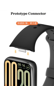 สายนาฬิกาซิลิโคนเนื้อนิ่มระบายอากาศสำหรับ Mi band 9 <span class=keywords><strong>Pro</strong></span> Mi band 8 <span class=keywords><strong>Pro</strong></span> redmi <span class=keywords><strong>Watch5</strong></span> 4 - Product Image 3