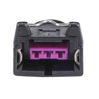 Connecteur automobile étanche pour minuterie, prise femelle 3 broches noire 828840-1 pour automobiles