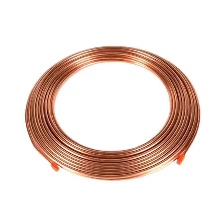 Tubo de cobre 1/4 1/2 Tubo de cobre suave de 5/8 pulgadas para aire acondicionado y refrigerador