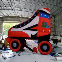 Chaussures ballons gonflables patins à roulettes pour publicité / Décorations gonflables personnalisées pour événements sportifs