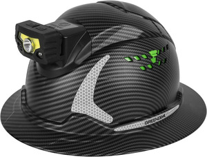 Cascos de Seguridad con Visera Completa WELTA, Logotipo Personalizado, ANSI Z89.1 TIPO I Clase C, Blancos/Negros, HDPE, con Ranuras para Lentes - Product Image 2
