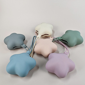 Scatola <span class=keywords><strong>Portaciuccio</strong></span> e Porta Massaggiagengive per Passeggino con Catena Anti-Smarrimento e Organizzatore Multiuso Portatile per Viaggi - Product Image 5
