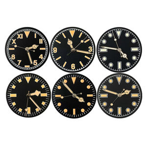 Retro 28.5Mm Horloge Wijzerplaat + Horloge Handen <span class=keywords><strong>L</strong></span> Groene Lichtgevende Mannen Horloge Gezichten Delen Voor Nh35/Nh36 Beweging - Product Image 1