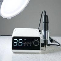 Machine à ongles électrique professionnelle 45000 tr/min, lime à ongles, outil de manucure pour ongles en acrylique, usage en salon