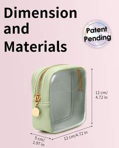 <span class=keywords><strong>Neceser</strong></span> de <span class=keywords><strong>Viaje</strong></span>, Bonito, Transparente, Impermeable, Mini Bolsa de Maquillaje de PVC para <span class=keywords><strong>Mujer</strong></span> - Product Image 3