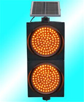 Shenzhen fabrication sécurité routière d'avertissement clignotant 300mm led feux de signalisation solaires