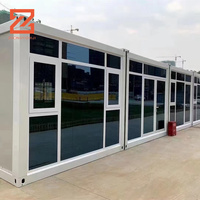 OEM 20ft 40ft Casa Cúpula Casa Contenedor Modular Portátil Prefabricado Paquete Plano Contenedor Precio Bajo Hecho Panel Sándwich de Acero