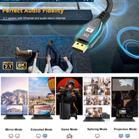 Usine bon prix HDMI vers HDMI 1m 1.5m 2m 3m 5m mâle-mâle pur cuivre sans oxygène câble Audio vidéo Hdmi