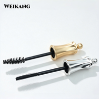 Tube vide en PET transparent pour gel à sourcils à base de minéraux, mascara, sérum pour cils, avec bouchon à vis
