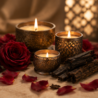 Huile parfumée Rose Oud, huile essentielle florale boisée pure pour la fabrication de bougies, huile parfumée orientale