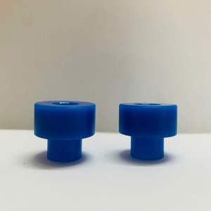 Blue MC Nylon Plastic Bushing Spacer Precision Machined Shaft Component Wear Resistant Industrial Nylon Part Supplier - Product Image 2